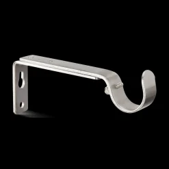 Brushed Nickel Brackets