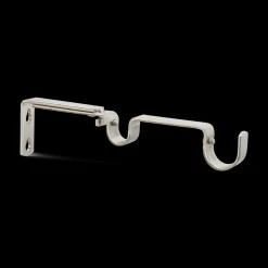 Brushed Nickel Double Brackets