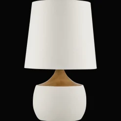 Ceramic and Wood Table Lamp