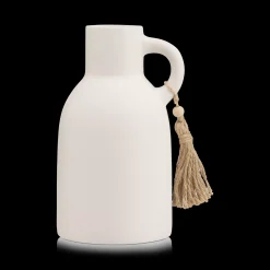 Ceramic Bottle Vase with Tassel