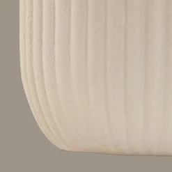 Ceramic Engraved Floor Vase