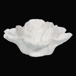 Ceramic Flower Taper Candle Holder