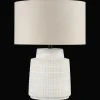 Ceramic Ribbed Table Lamp