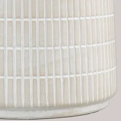 Ceramic Ribbed Table Lamp