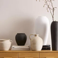 Ceramic Table Vase with Handle