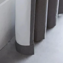 Charcoal Chambray Blackout Curtain