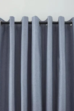 Charcoal Chambray Blackout Curtain