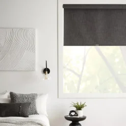 Charcoal Chita Cordless Blackout Roller Shade