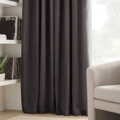 Charcoal Emile Panel Curtain