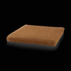Cognac Textured Bath Towel