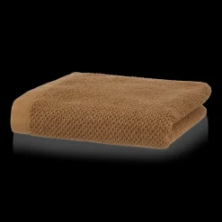 Cognac Textured Hand Towel
