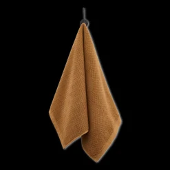 Cognac Textured Hand Towel