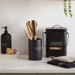 Compost Rustic Metal Bin