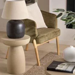 Concrete Effect Side Table