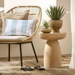 Concrete Effect Side Table