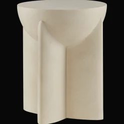 Concrete-Look Side Table