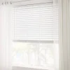 Cordless Faux Wood Blinds - Easy Lift & Tilt