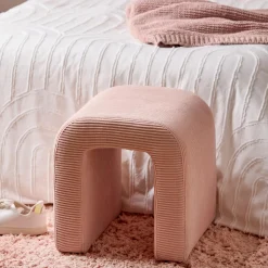 Corduroy Ottoman