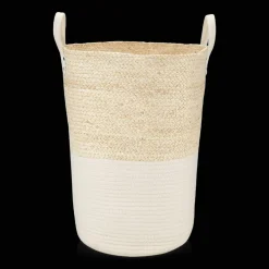 Corn Fiber and Cotton Rope Hamper