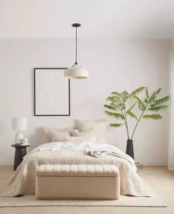 Cream Ceramic Table Lamp