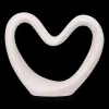 Cream Decorative Ceramic Heart