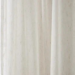 Cream Eneca Back-Tab/Rod-Pocket Curtain