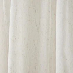 Cream Eneca Back-Tab/Rod-Pocket Curtain