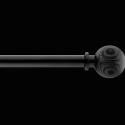 Curtain Rod Set - Diameter 22/25 mmBlack