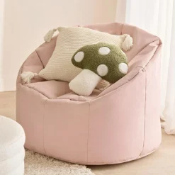 Dark Grey Canvas Bean Bag