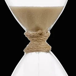 Decorative Hourglass with Wood Base