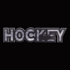 Decorative Light-Up Hockey Sign