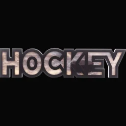 Decorative Light-Up Hockey Sign