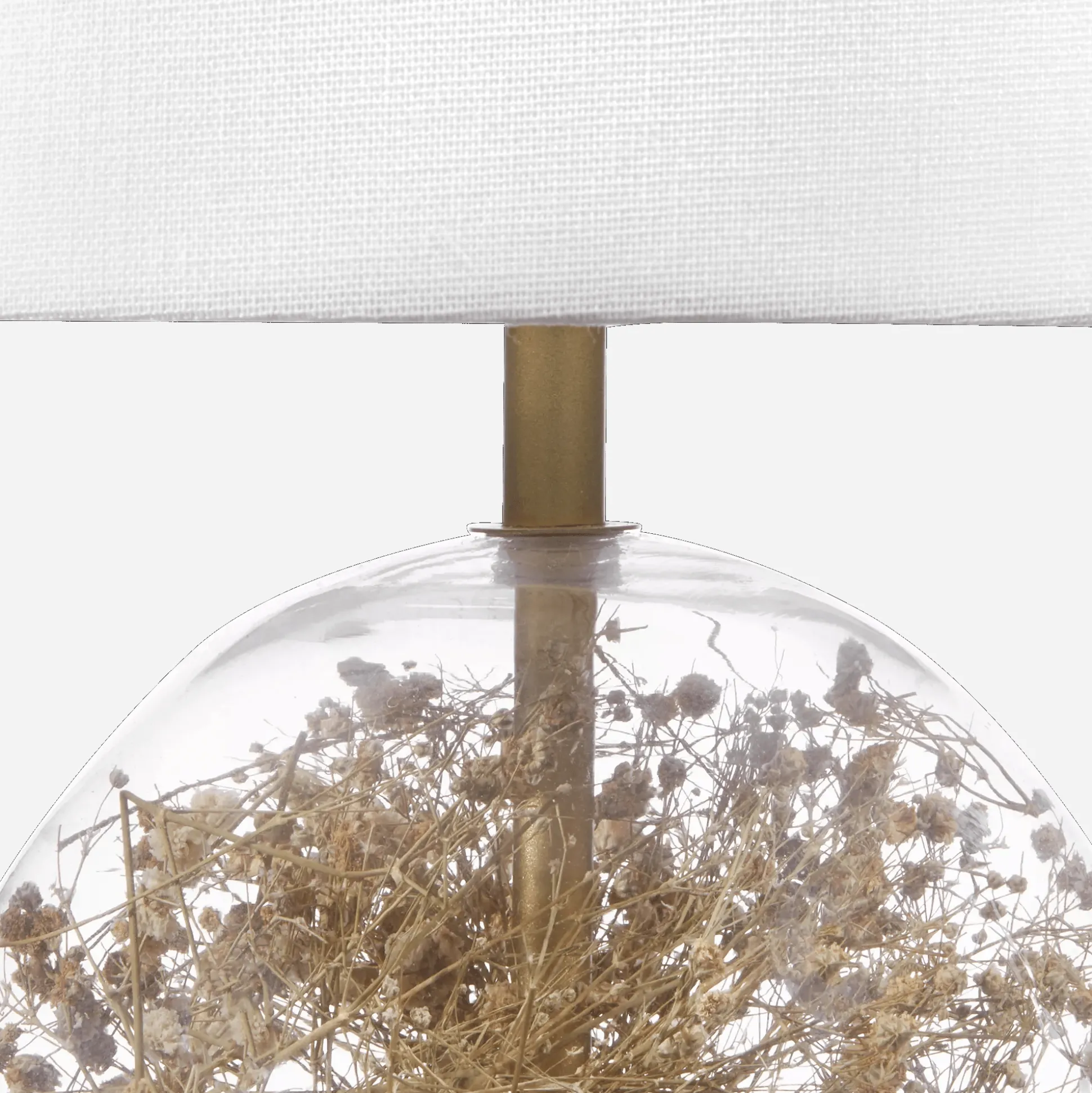 Dried Flowers Table Lamp
