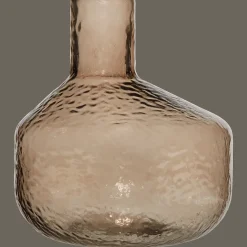 Embossed Decorative Glass Vase