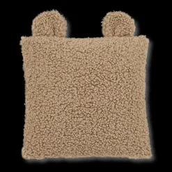 Emery Brown Teddy Throw Pillow