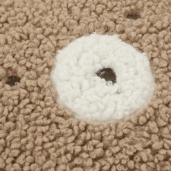 Emery Brown Teddy Throw Pillow