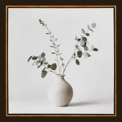 Eucalyptus in a Vase Framed Art