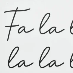 FA LA LA Canvas Framed Art