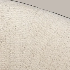 Fabric and Mango Wood Accent Chair