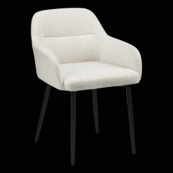 Fabric and Metal Accent Chair