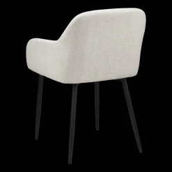 Fabric and Metal Accent Chair