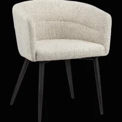 Fabric and Metal Accent Chair