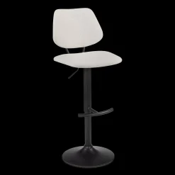Fabric and Metal Adjustable Counter Stool