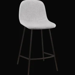 Fabric and Metal Bar Stool