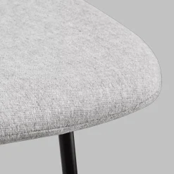 Fabric and Metal Bar Stool