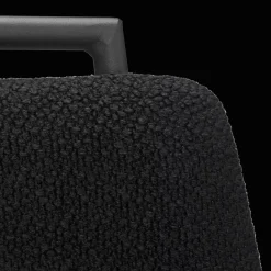 Fabric and Metal Counter Stool