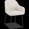 Fabric and Metal Dining Chair