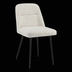 Fabric and Metal Dining Chair