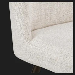 Fabric and Metal Dining Chair