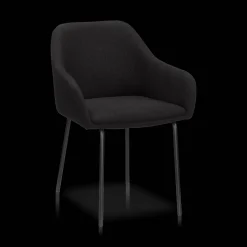 Fabric and Metal Dining Chair